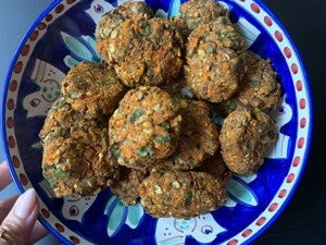 קציצות עדשים ירוקות