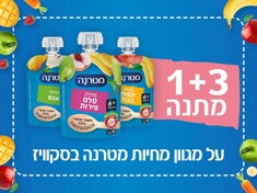 קופון 1+3 מתנה על מגוון מחיות מטרנה בסקוויז