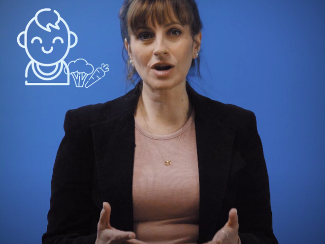 אכילה עצמאית, מזון אצבעות ודוגמה אישית