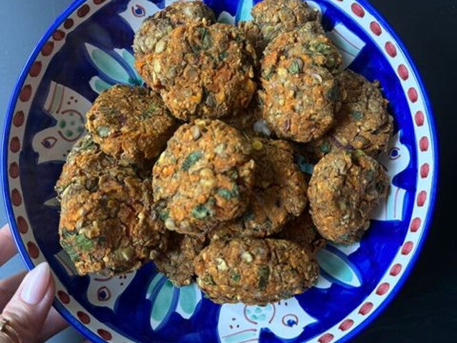 קציצות עדשים ירוקות