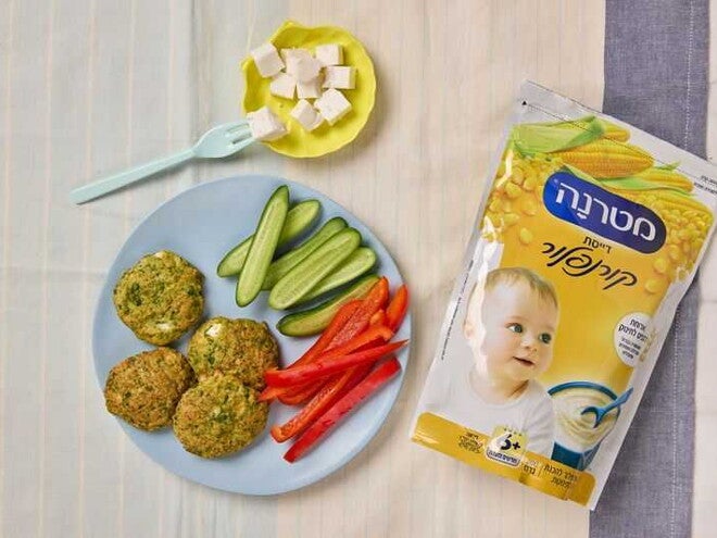 לביבות אפונה אפויות