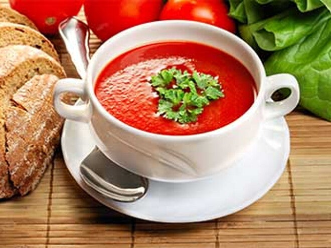 מרק עגבניות ובשר 