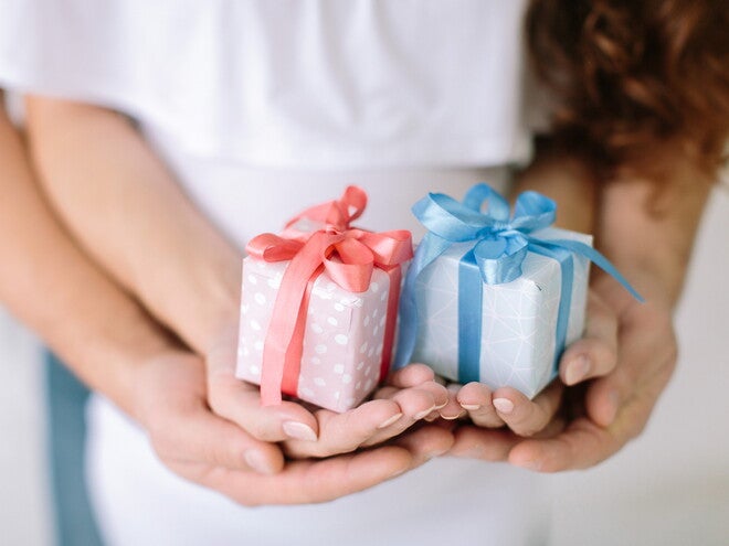 זוג מחזיק 2 קופסאות מתנה